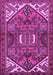 Machine Washable Persian Purple Traditional Area Rugs, wshtr2339pur