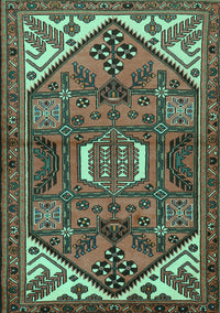 Persian Turquoise Traditional Rug, tr2339turq