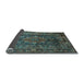 Sideview of Medallion Light Blue Traditional Rug, tr233lblu