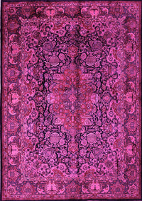 Medallion Pink Traditional Rug, tr233pnk