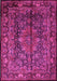 Medallion Pink Traditional Rug, tr233pnk