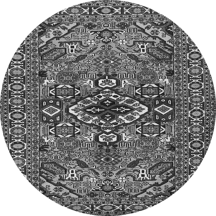 Square Persian Gray Traditional Rug, tr2340gry