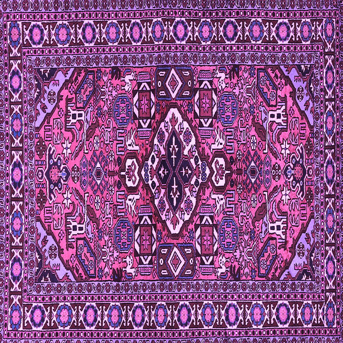 Square Persian Purple Traditional Rug, tr2340pur