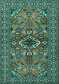 Persian Turquoise Traditional Rug, tr2340turq