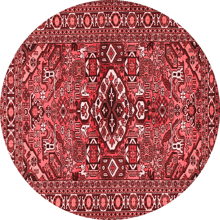 Machine Washable Persian Red Traditional Rug, wshtr2340red