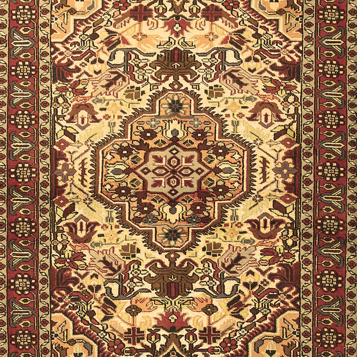 Machine Washable Persian Brown Traditional Rug, wshtr2341brn