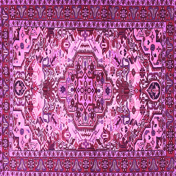 Square Persian Pink Traditional Rug, tr2341pnk
