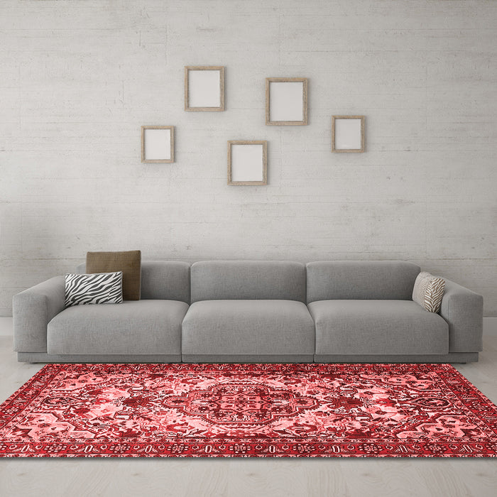Traditional Red Washable Rugs