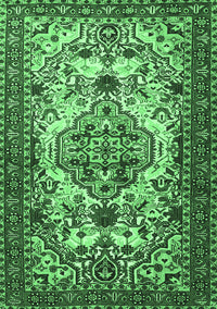 Persian Emerald Green Traditional Rug, tr2341emgrn