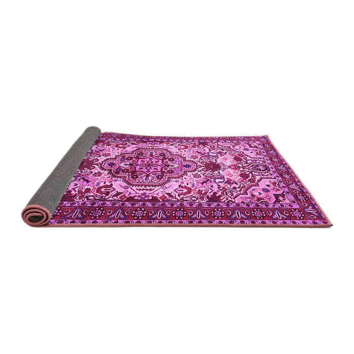 Sideview of Persian Pink Traditional Rug, tr2341pnk