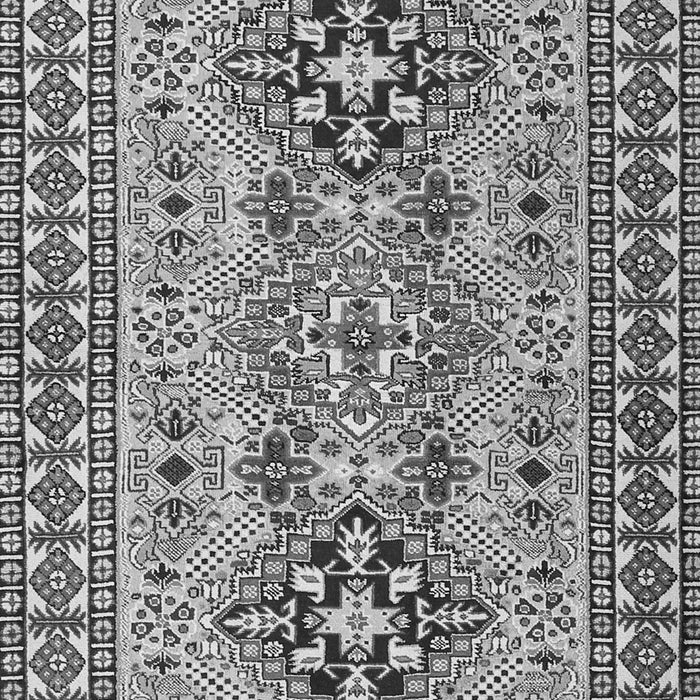 Serging Thickness of Machine Washable Persian Gray Traditional Rug, wshtr2342gry