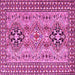 Square Persian Pink Traditional Rug, tr2342pnk