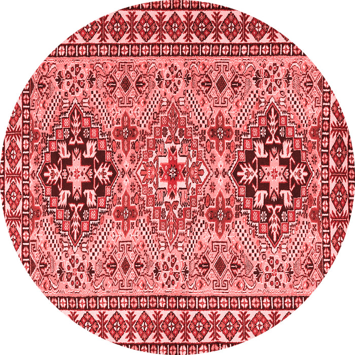 Machine Washable Persian Red Traditional Rug, wshtr2342red