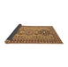 Sideview of Persian Brown Traditional Rug, tr2342brn