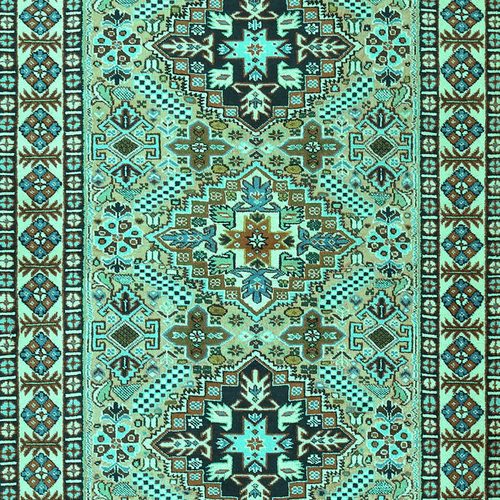Machine Washable Persian Turquoise Traditional Area Rugs, wshtr2342turq