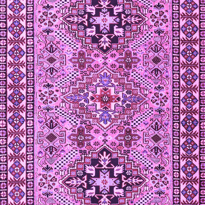 Machine Washable Persian Purple Traditional Area Rugs, wshtr2342pur