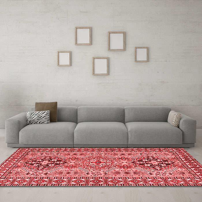 Traditional Red Washable Rugs