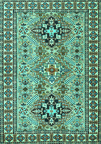 Persian Turquoise Traditional Rug, tr2342turq