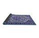 Sideview of Persian Blue Traditional Rug, tr2343blu