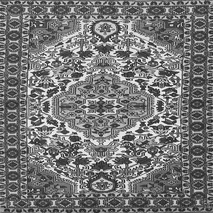 Serging Thickness of Persian Gray Traditional Rug, tr2343gry