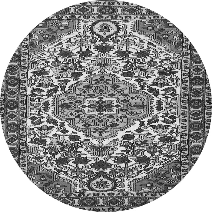 Square Persian Gray Traditional Rug, tr2343gry