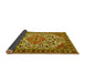 Sideview of Persian Yellow Traditional Rug, tr2343yw