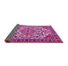 Sideview of Persian Pink Traditional Rug, tr2343pnk
