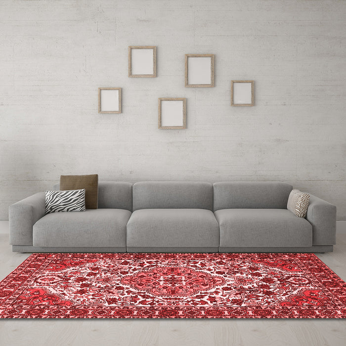 Traditional Red Washable Rugs