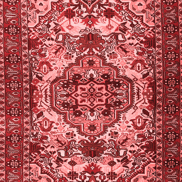 Machine Washable Persian Red Traditional Rug, wshtr2344red