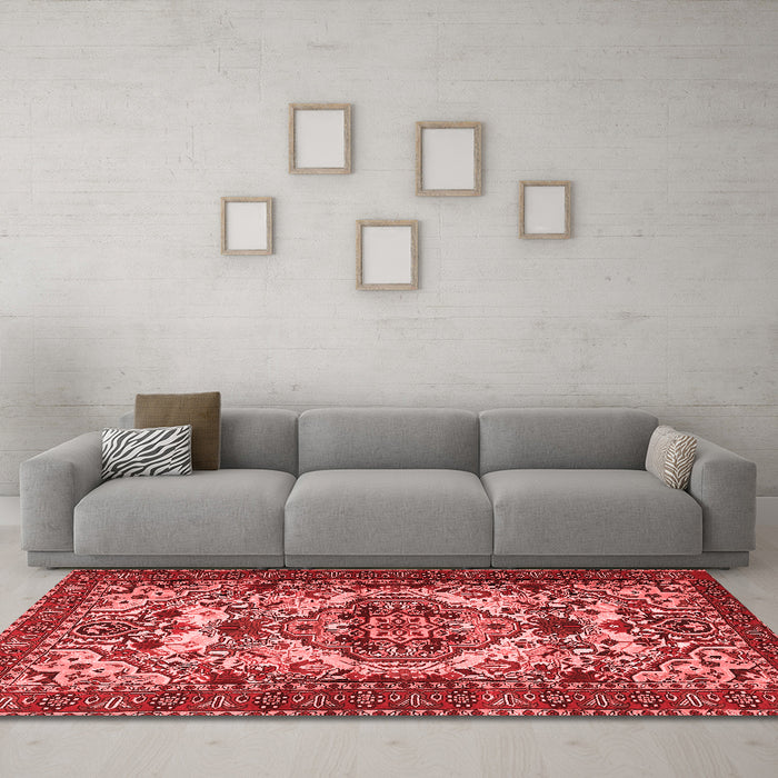 Traditional Red Washable Rugs