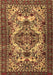 Machine Washable Persian Brown Traditional Rug, wshtr2344brn