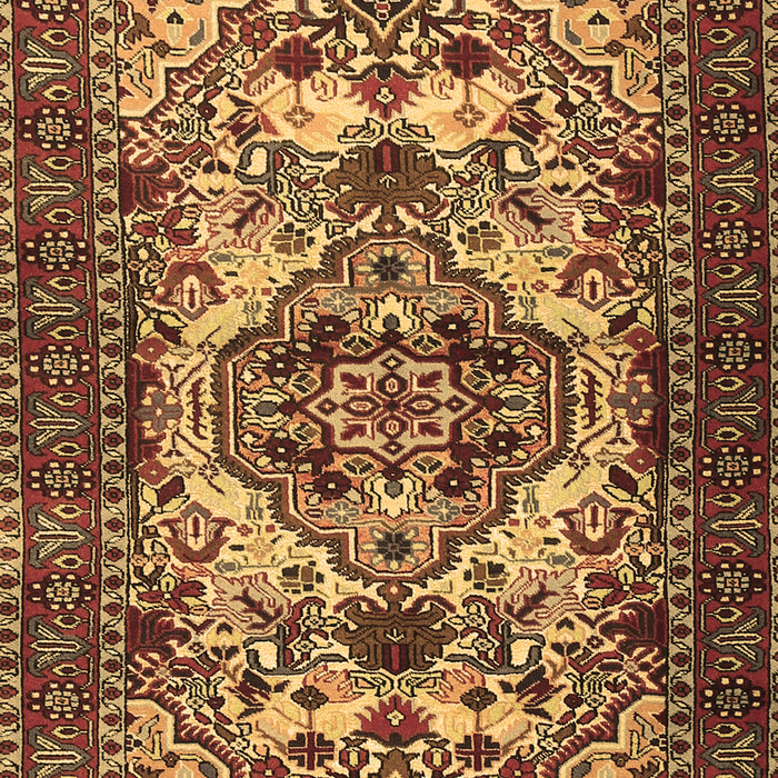 Machine Washable Persian Brown Traditional Rug, wshtr2344brn