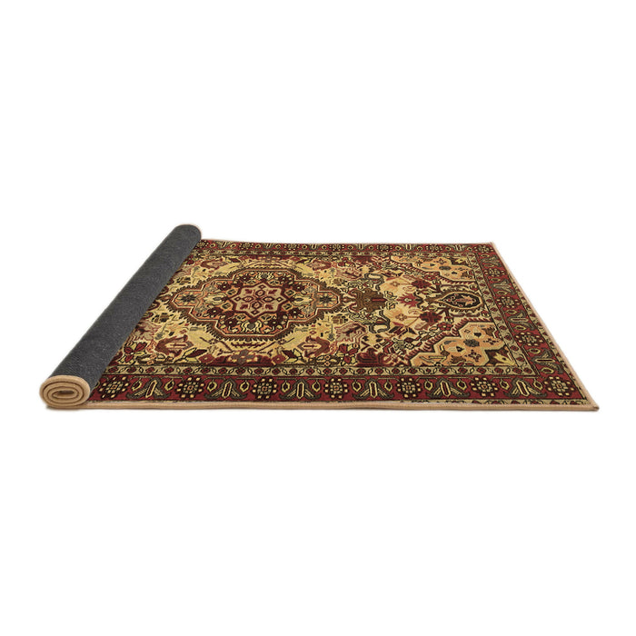 Sideview of Persian Brown Traditional Rug, tr2344brn