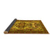 Sideview of Persian Yellow Traditional Rug, tr2344yw