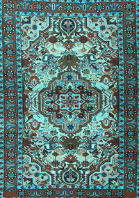 Persian Light Blue Traditional Rug, tr2344lblu