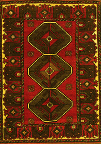 Persian Yellow Traditional Rug, tr2345yw