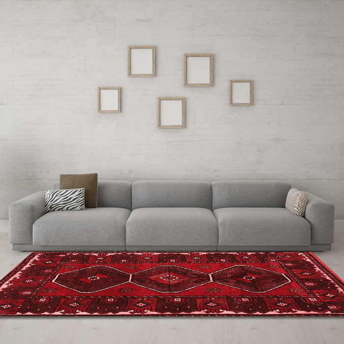 Traditional Red Washable Rugs