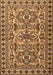 Machine Washable Persian Brown Traditional Rug, wshtr2346brn