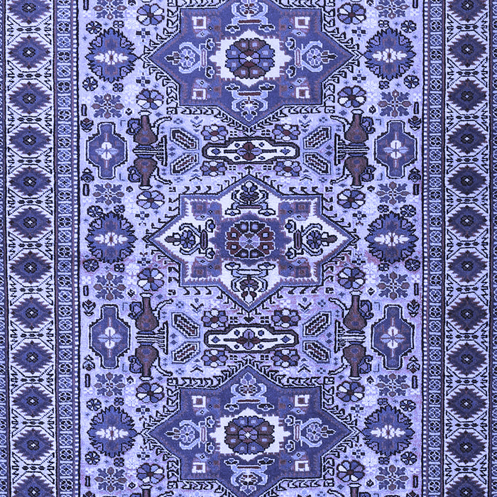 Machine Washable Persian Blue Traditional Rug, wshtr2346blu