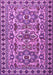 Machine Washable Persian Purple Traditional Area Rugs, wshtr2346pur