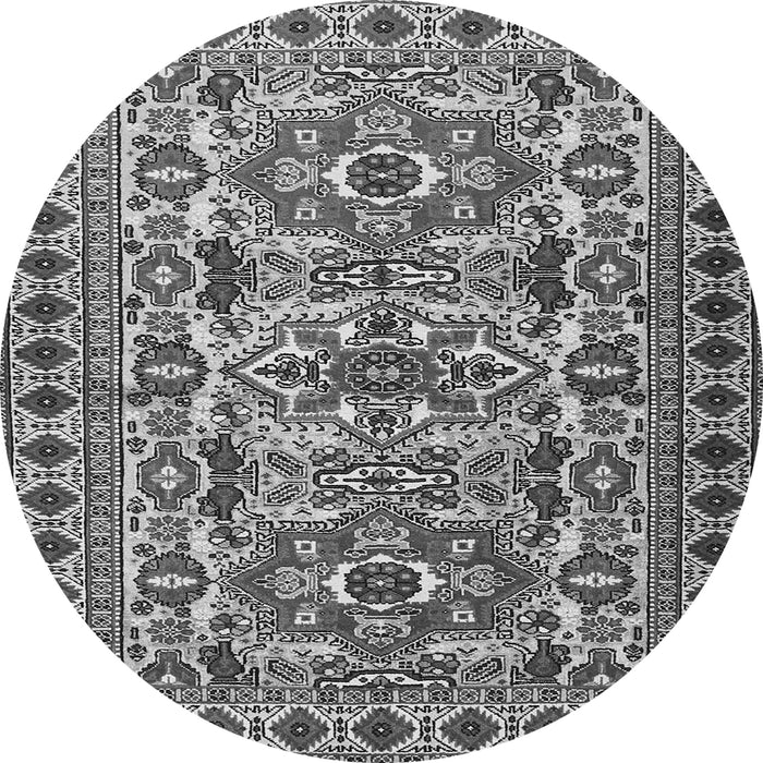 Square Persian Gray Traditional Rug, tr2346gry