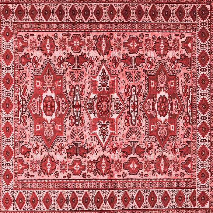 Machine Washable Persian Red Traditional Rug, wshtr2346red