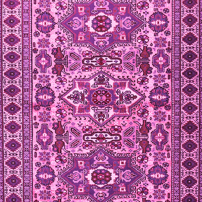 Machine Washable Persian Pink Traditional Rug, wshtr2346pnk