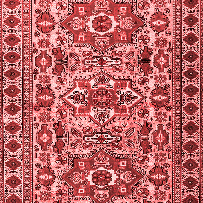 Machine Washable Persian Red Traditional Rug, wshtr2346red