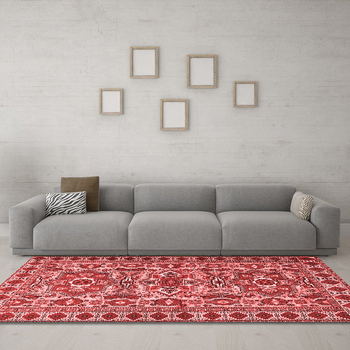 Traditional Red Washable Rugs