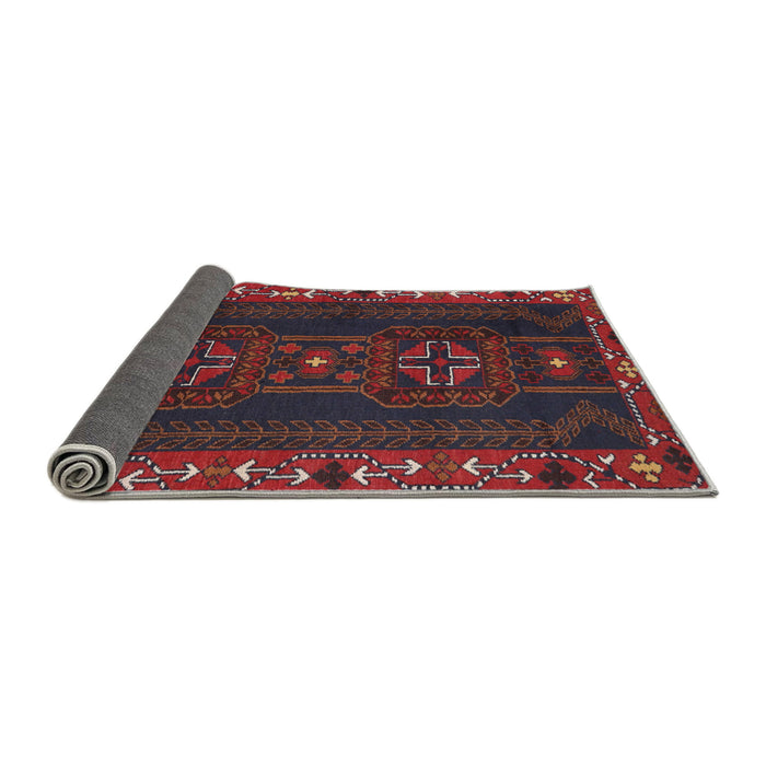 Sideview of Traditional Red Persian Rug, tr2347
