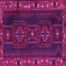 Square Persian Pink Traditional Rug, tr2347pnk