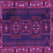 Square Persian Purple Traditional Rug, tr2347pur