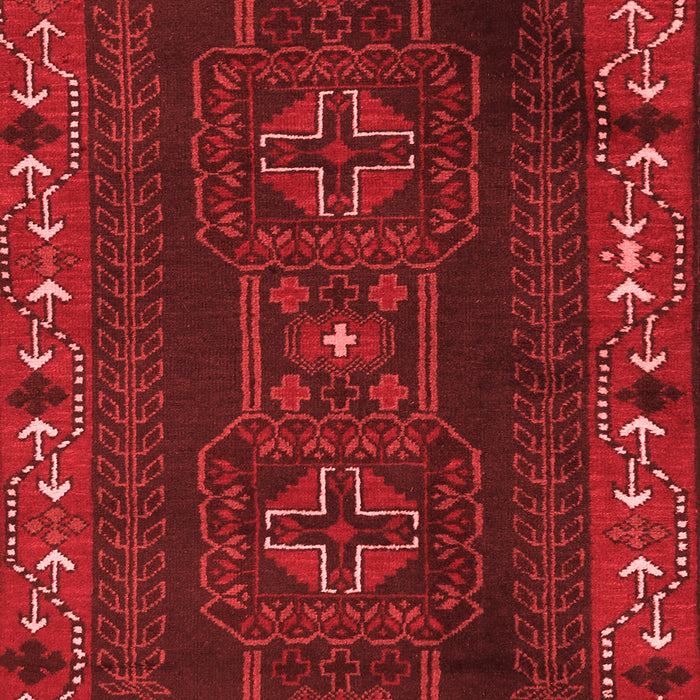 Machine Washable Persian Red Traditional Rug, wshtr2347red