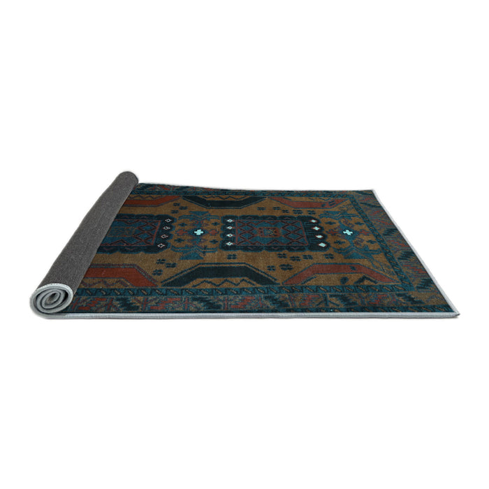 Sideview of Persian Light Blue Traditional Rug, tr2348lblu